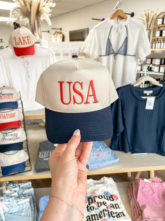 USA Embroidered Hat