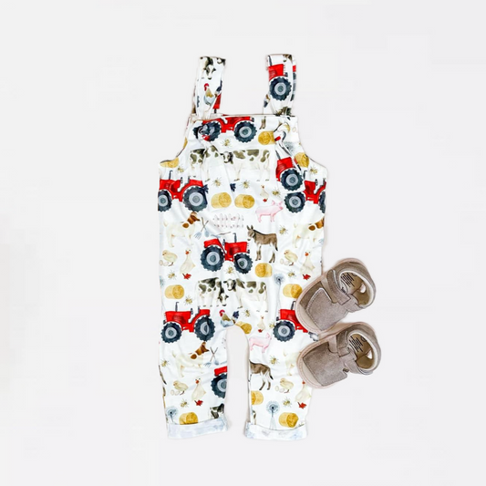 Farm Life Tie Overalls