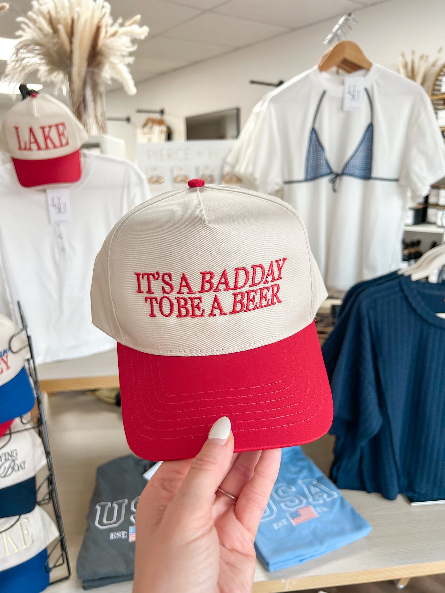 Bad Day To Be A Beer Embroidered Hat