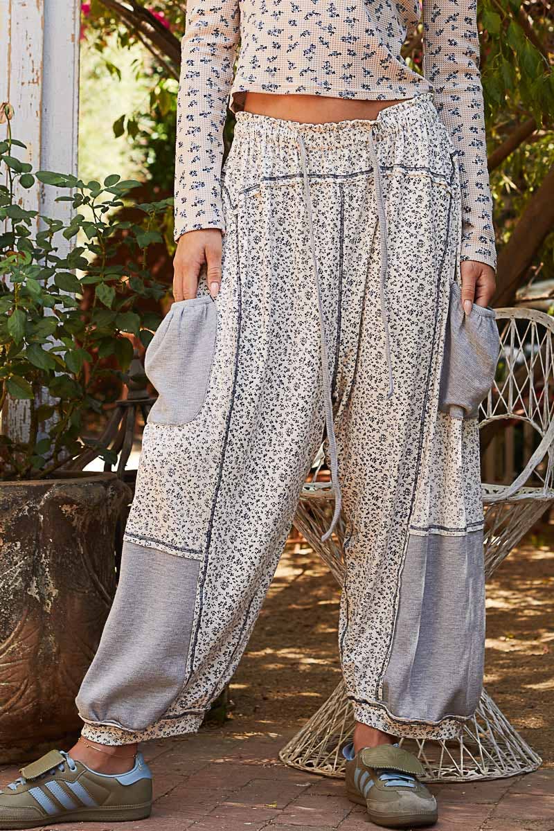 Stevie Grey Floral Pants