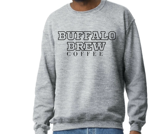 Embroidered Buffalo Brew Coffee Crewneck