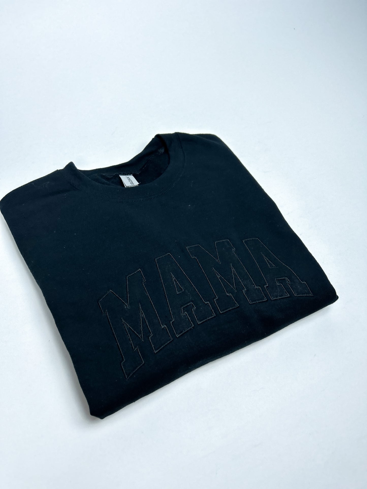 Monochromatic Varsity Mama Crewneck