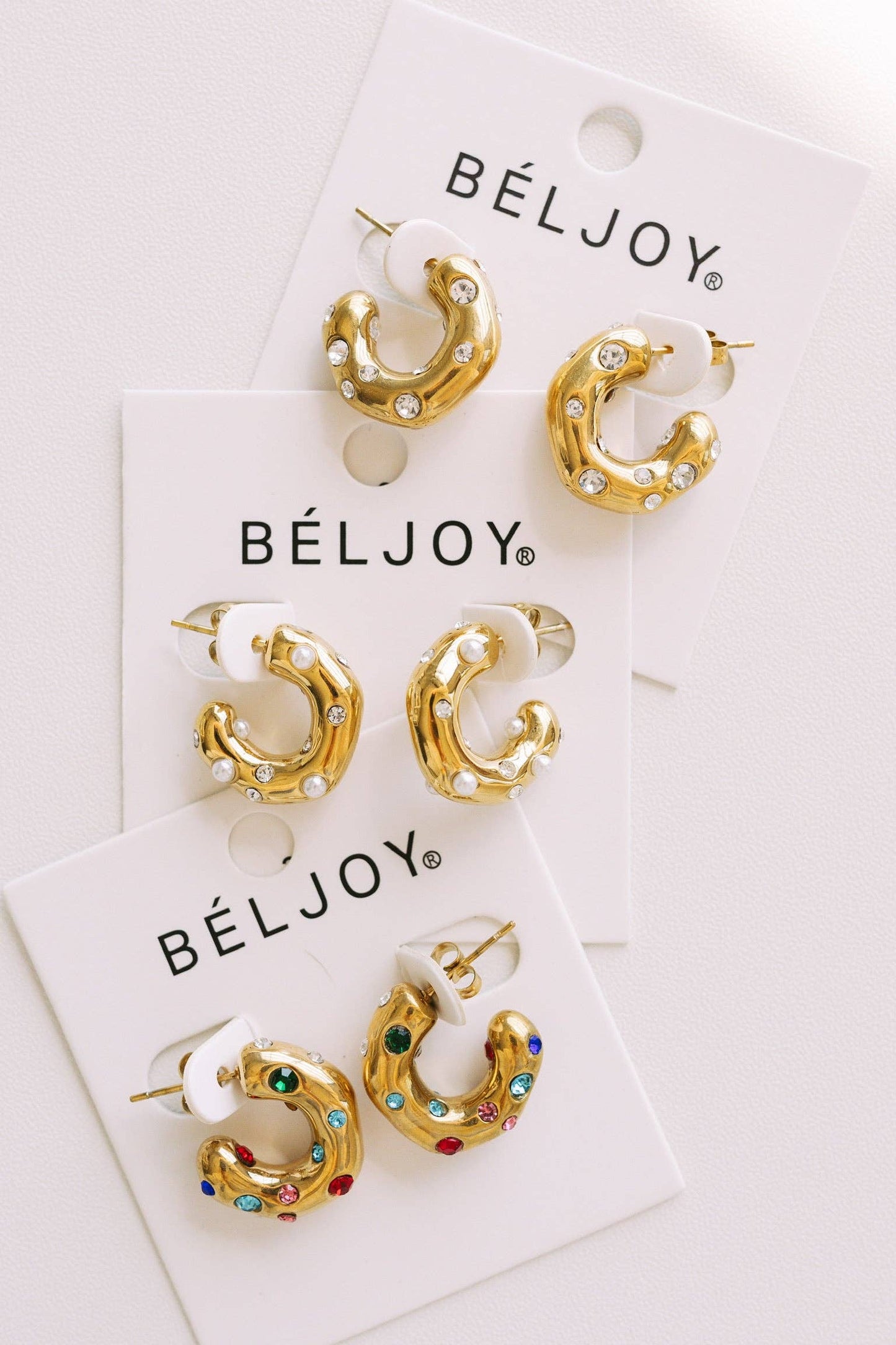 Ebby Hoop Earrings | COLORFUL