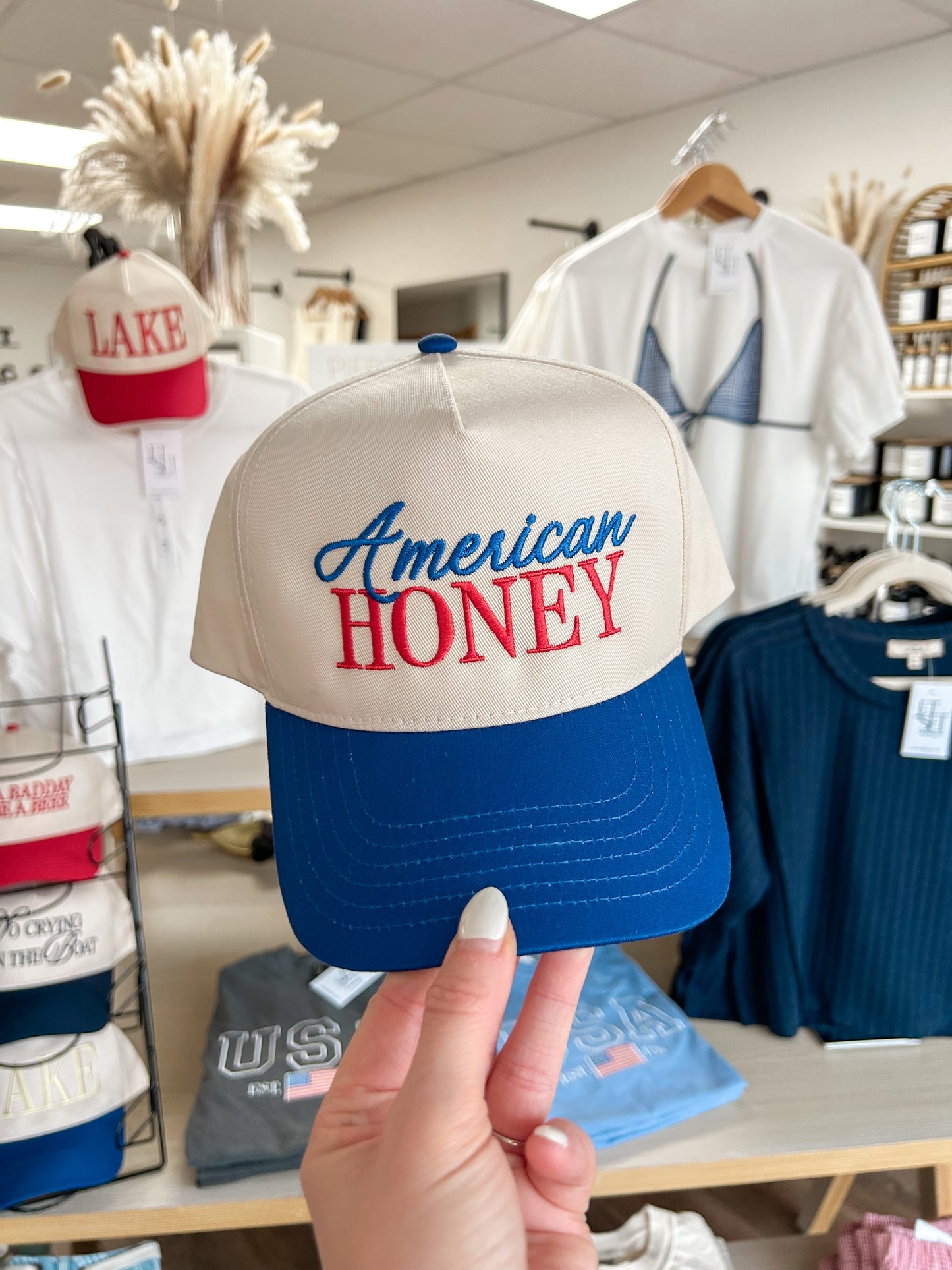 American Honey Embroidered Hat