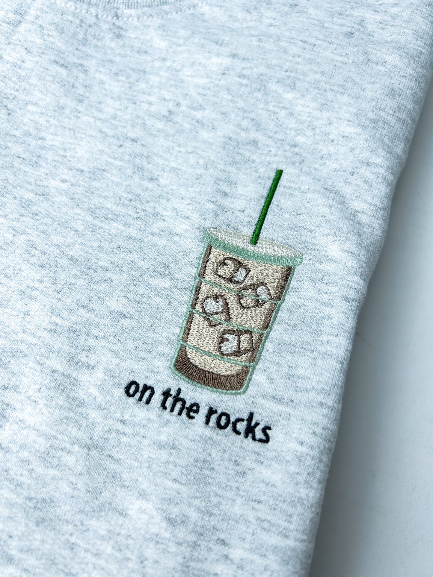 On The Rocks Embroidered Crewneck