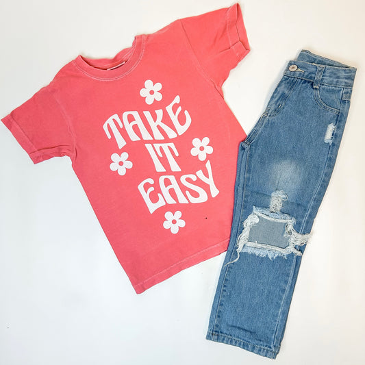 Take It Easy Youth Graphic Tee