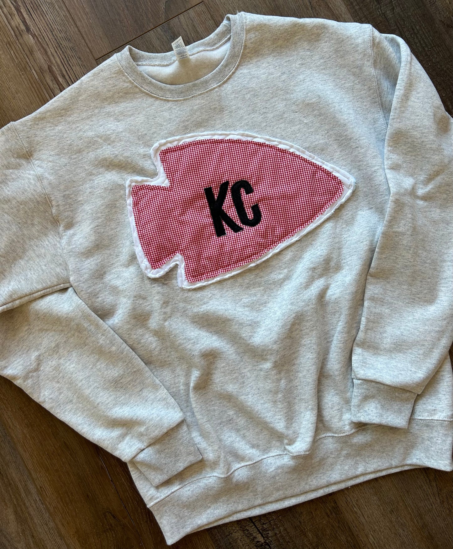 KC Arrow Patchwork Crewneck | Medium