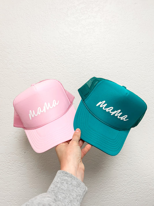 Puff Mama Trucker Hat