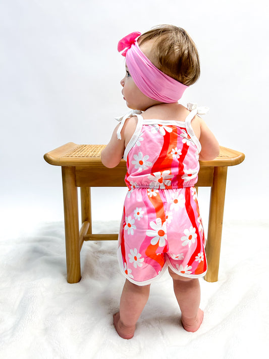 Groovy Girl Tie Romper