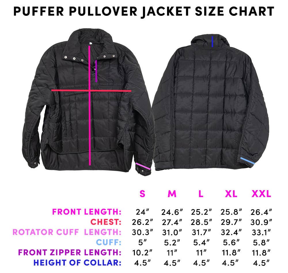 Noah Puffer Pullover | Black