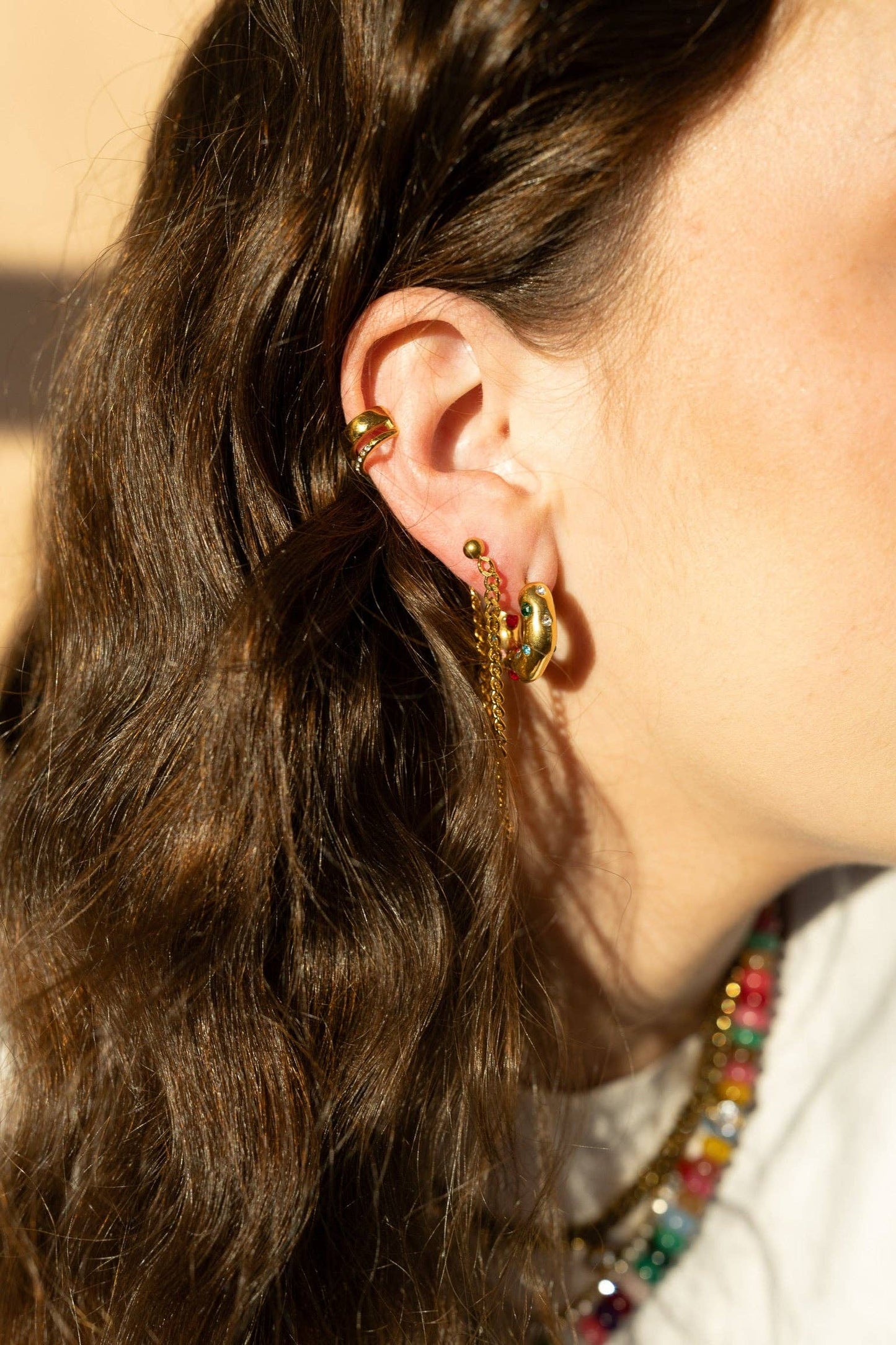 Ebby Hoop Earrings | COLORFUL