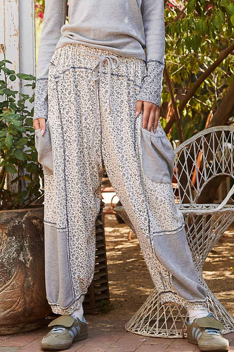 Stevie Grey Floral Pants