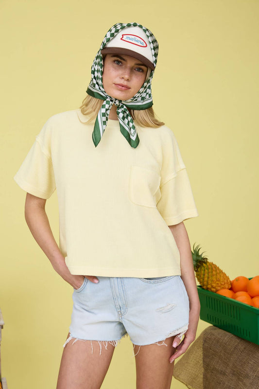 Shoreline Ribbed Top | Butter