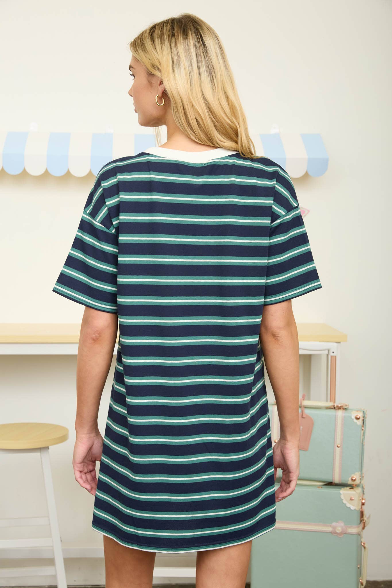 Gateway Striped T-shirt Dress
