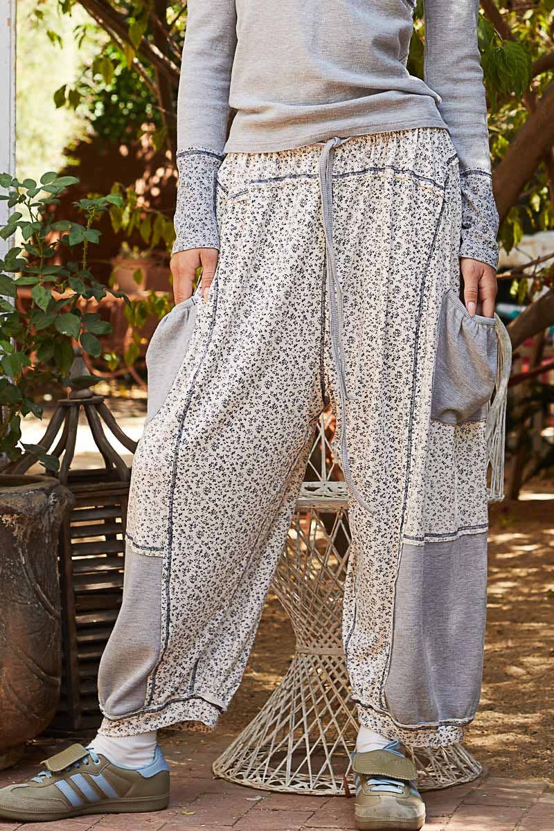 Stevie Grey Floral Pants