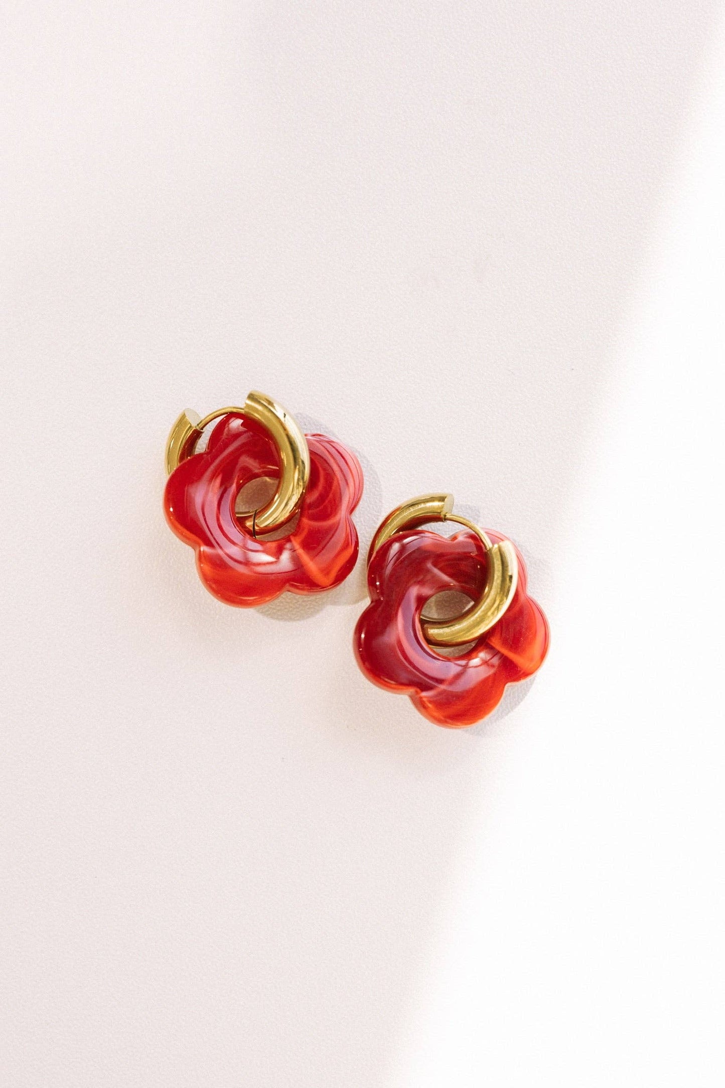 Color Me Daisy Hoop Earrings | TURQUOISE