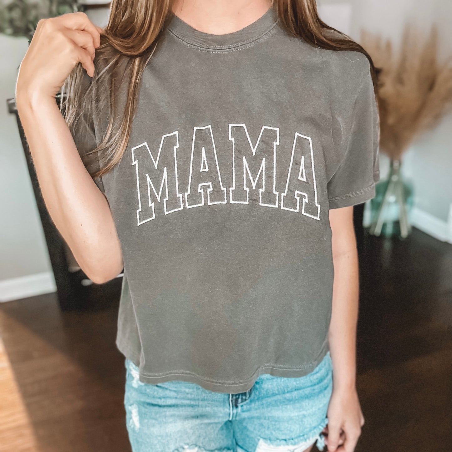 Mama Varsity Boxy Tee