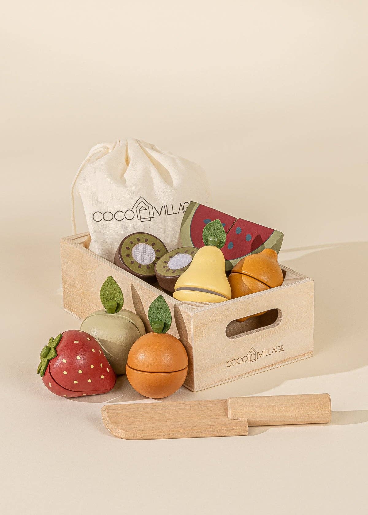 Wooden Fruits Toy Set