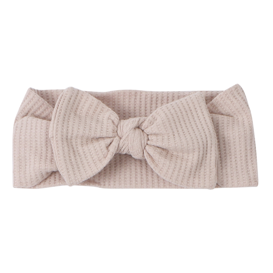 Waffle Headband Bow