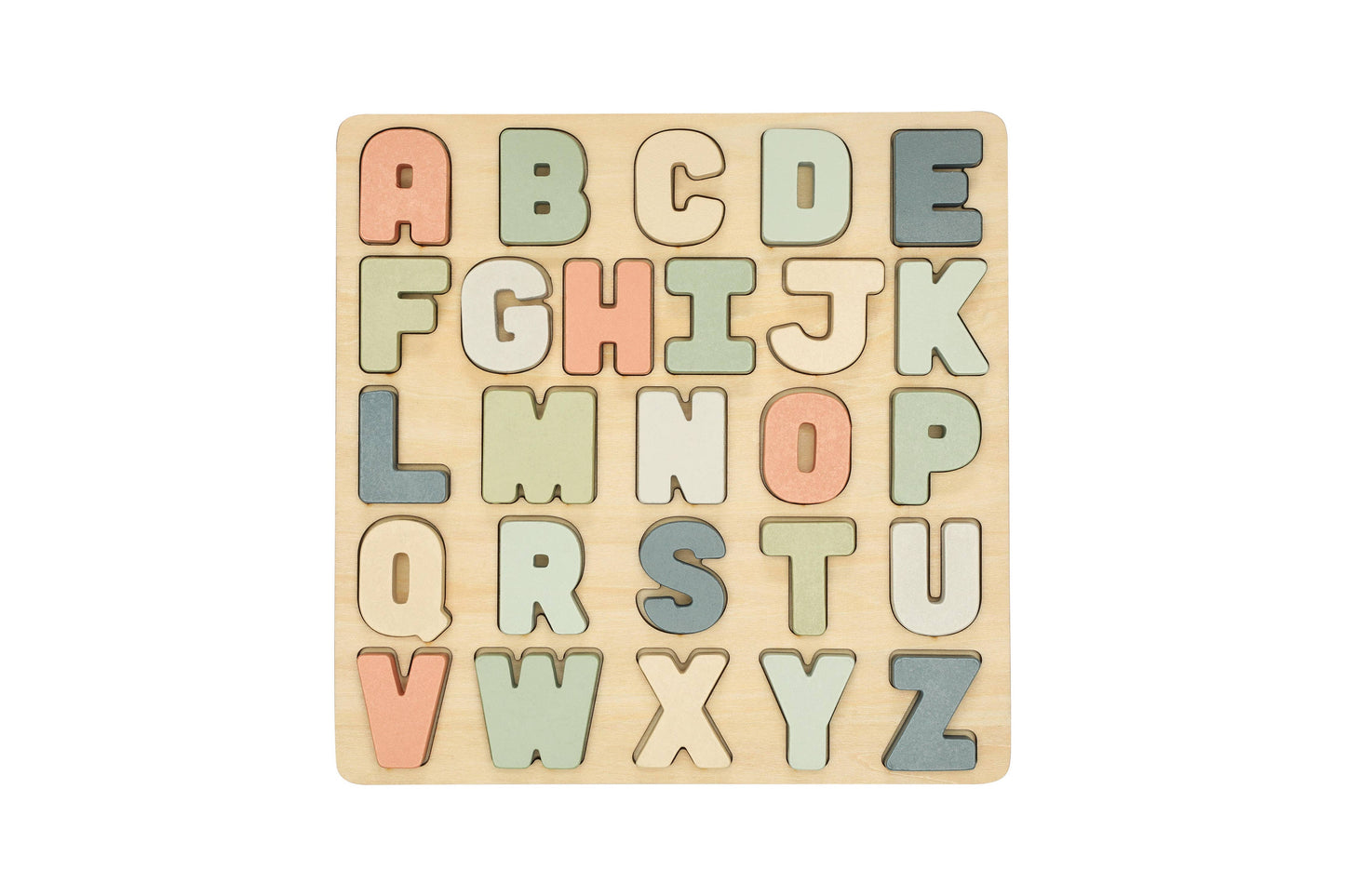 Wooden Alphabet Puzzle Toy